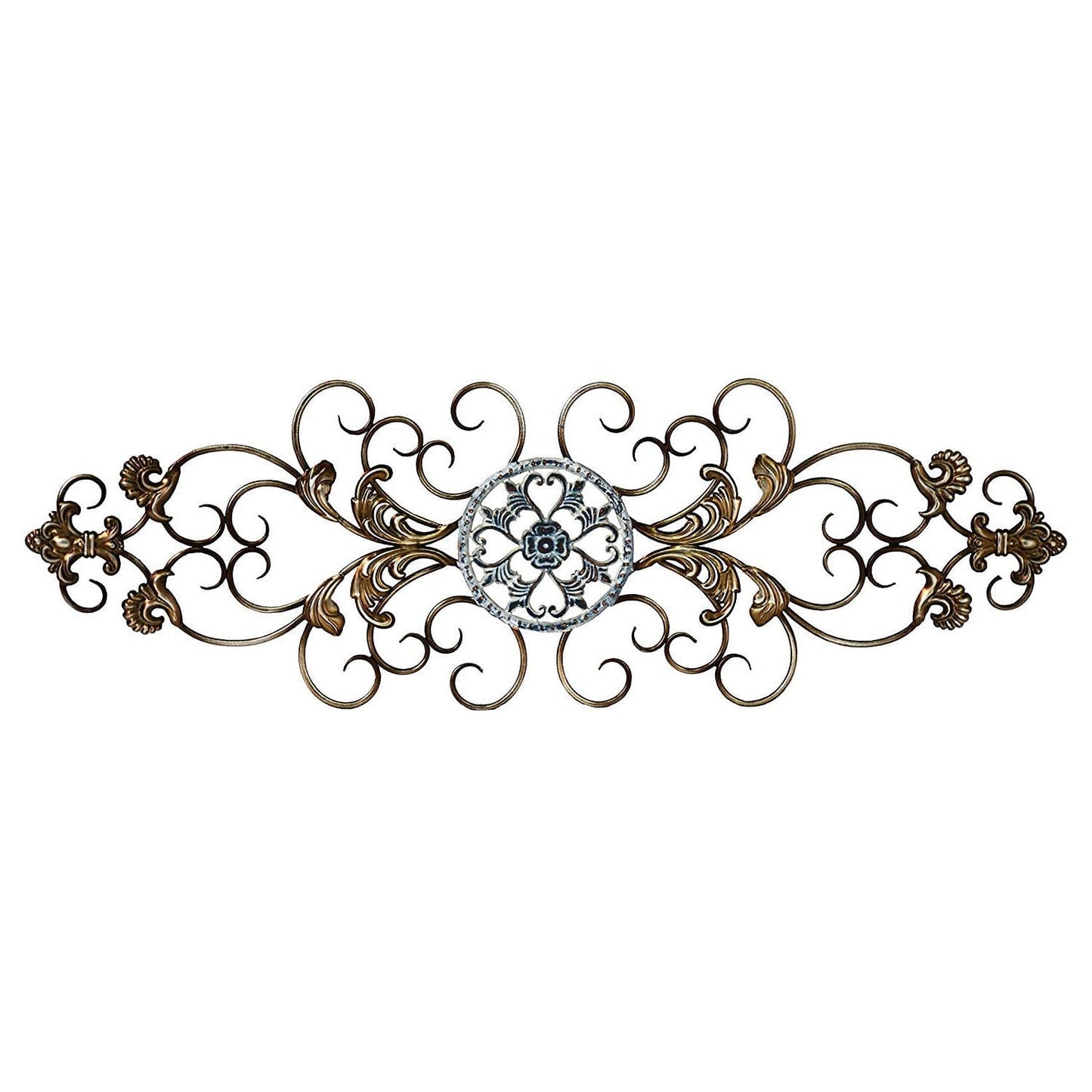 Traditional Blue And White Scroll Wall Decor