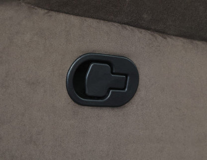 40" Modern Brown Fabric Sofa