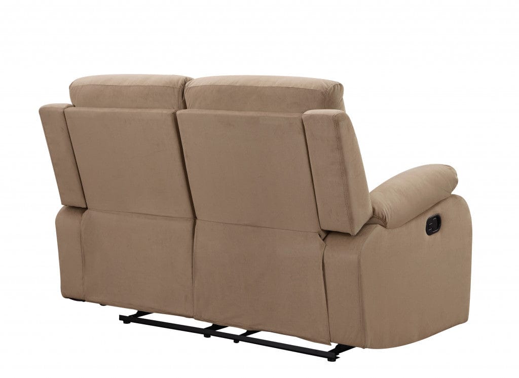 40" Modern Beige Fabric Sofa