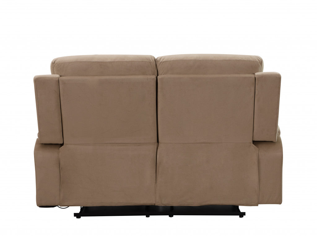 40" Modern Beige Fabric Sofa