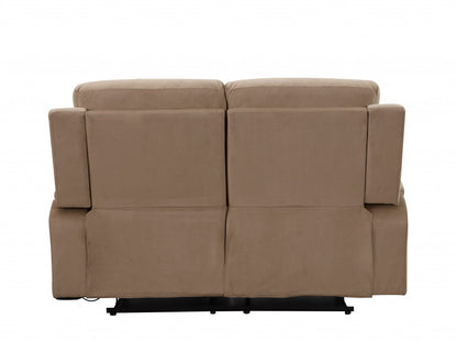 40" Modern Beige Fabric Sofa
