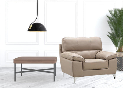 37" Beige Classy Chair