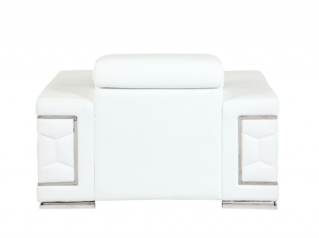 29" To 38" White Sturdy Chair