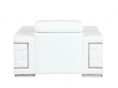 29" To 38" White Sturdy Chair