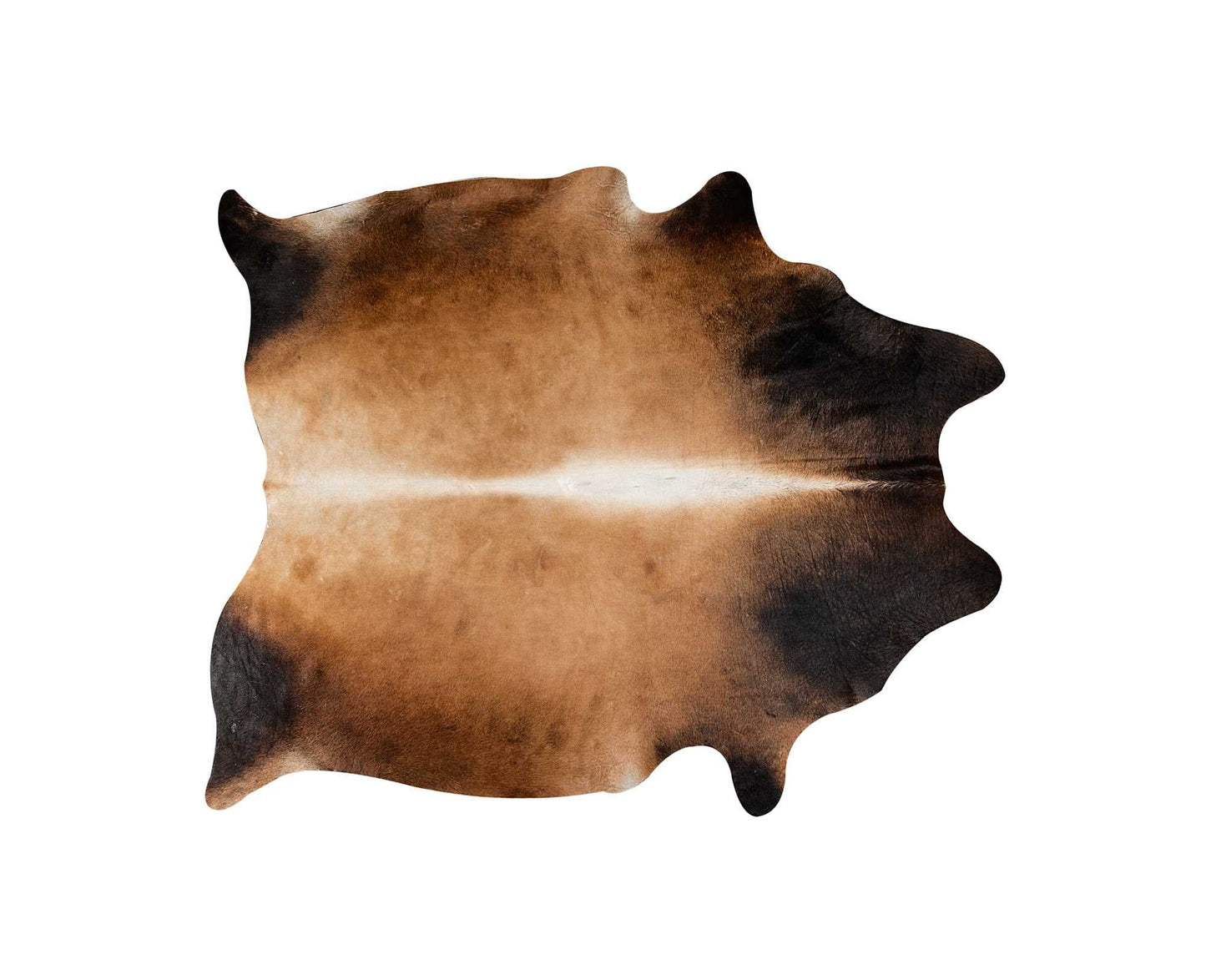 60" X 84" Dark Brindle Cowhide  Rug