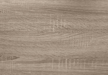 11.5" X 11.5" X 32" Cappuccino Finish Hollow Core Accent Table