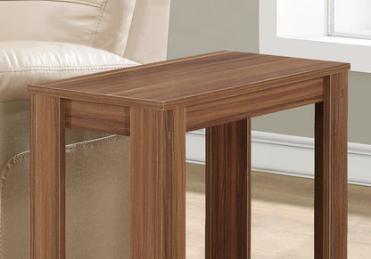 11.75" X 23.75" X 22" Dark Taupe Particle Board Laminate  Accent Table