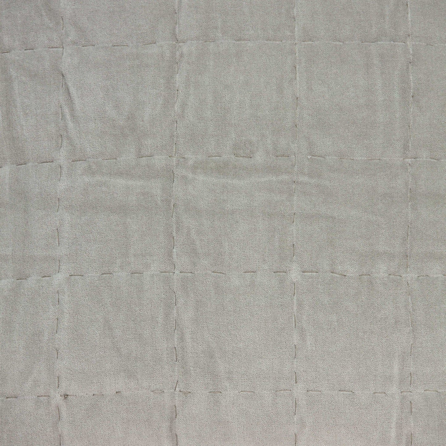 20" X 0.5" X 20" Transitional Gray Solid Quilted Pillow Cover