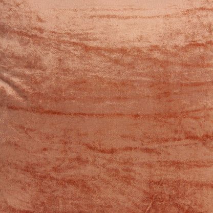 20" X 7" X 20" Transitional Orange Solid Pillow Cover With Poly Insert