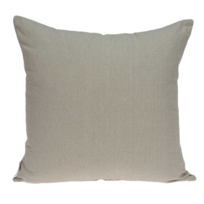 20" X 0.5" X 20" Traditional Beige Pillow Cover