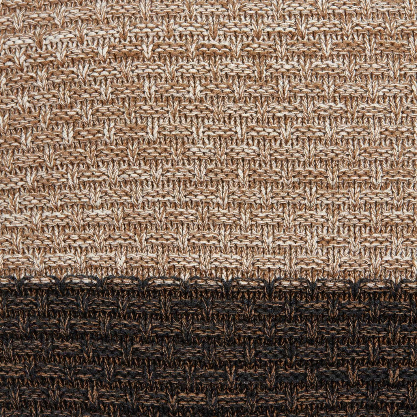 Warm Brown And Cream Decorative Accent Pillow