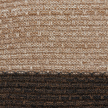 Warm Brown And Cream Decorative Accent Pillow