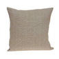 20" X 7" X 20" Charming Transitional Tan Cotton Accent Pillow Cover With Poly Insert