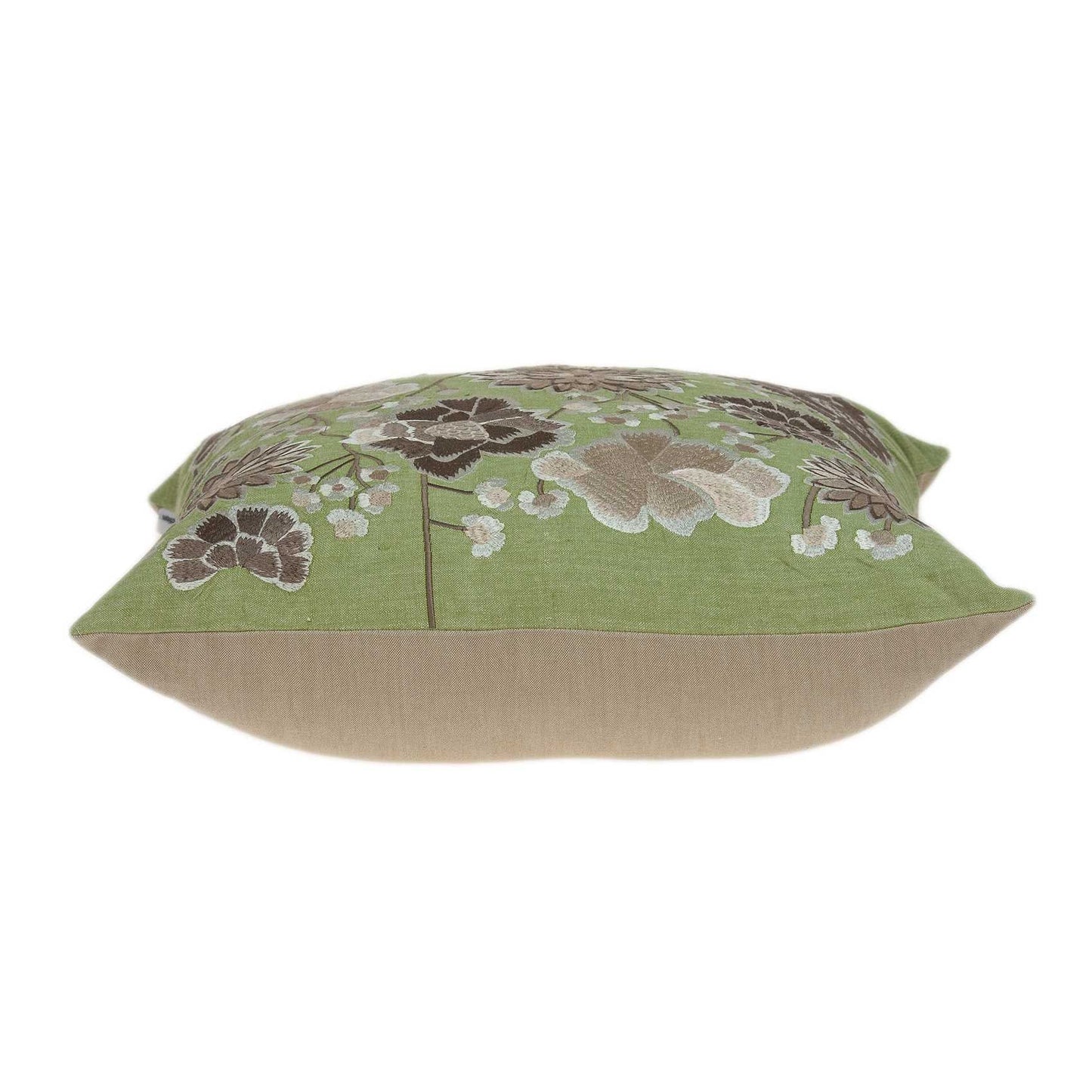 20" X 0.5" X 20" Tropical Green Pillow Cover