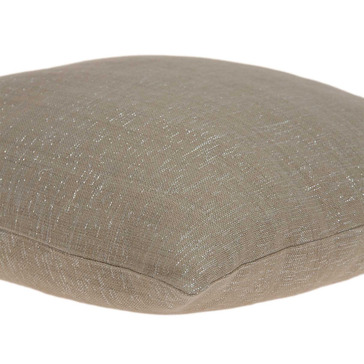 20" X 7" X 20" Elegant Tan Pillow Cover With Down Insert