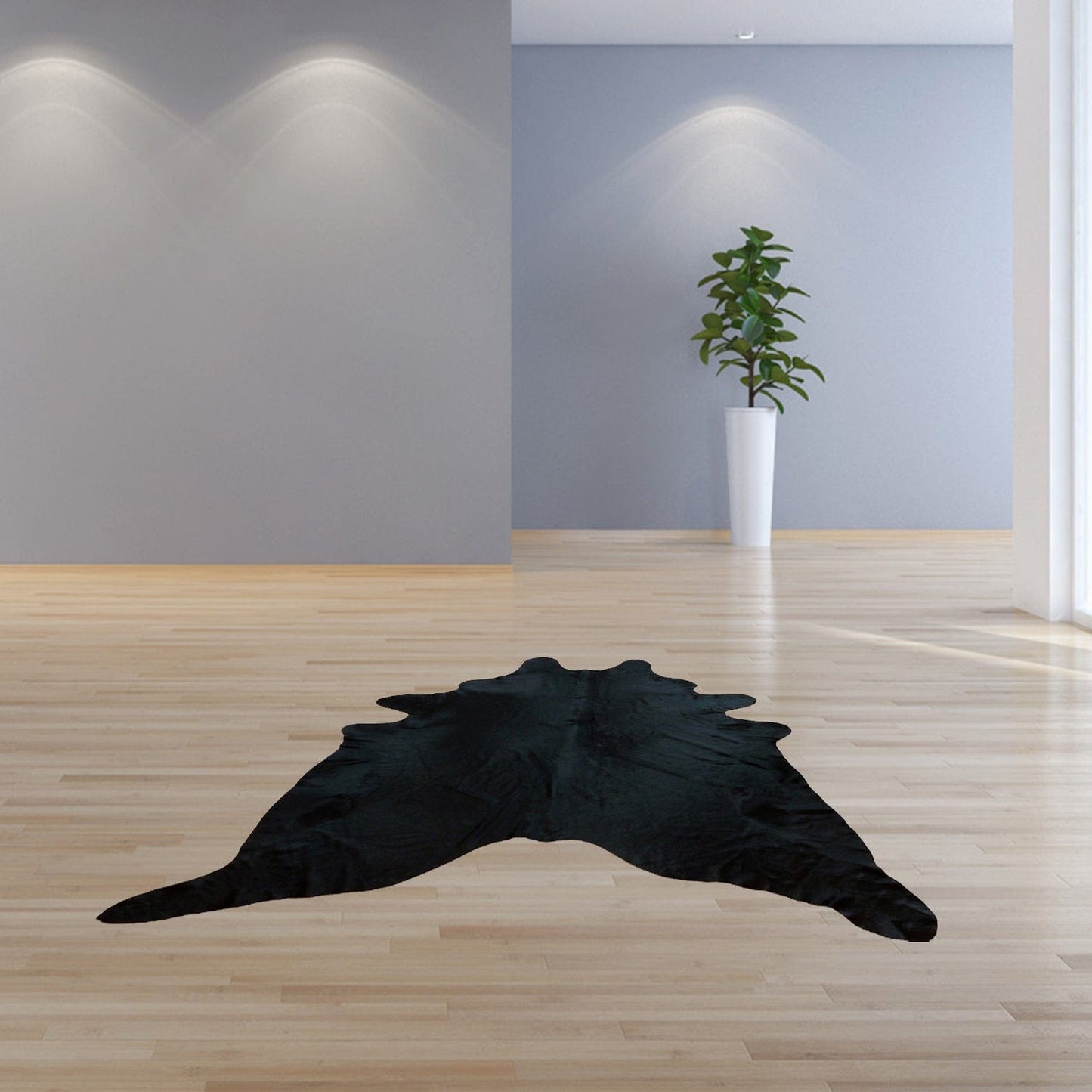 6 Ft Gold Devore Brindled Cowhide Rug