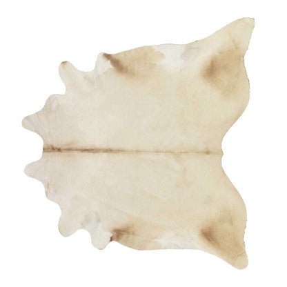 6.5 Ft  Black And White Brindled Cowhide Rug