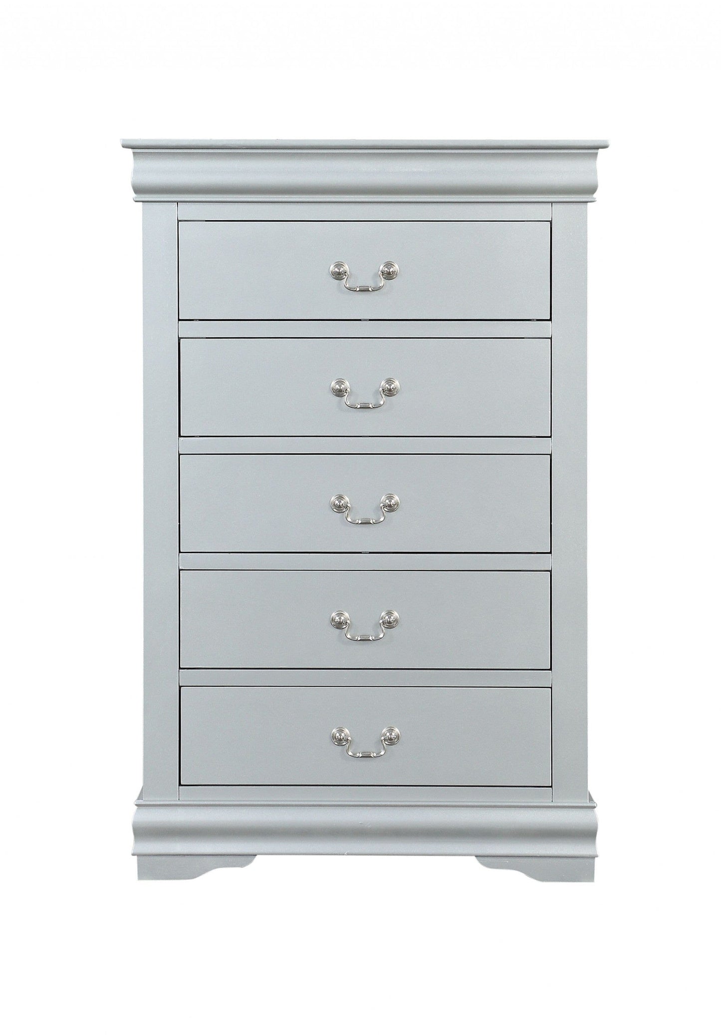 18" X 32" X 48" Platinum Wood Chest