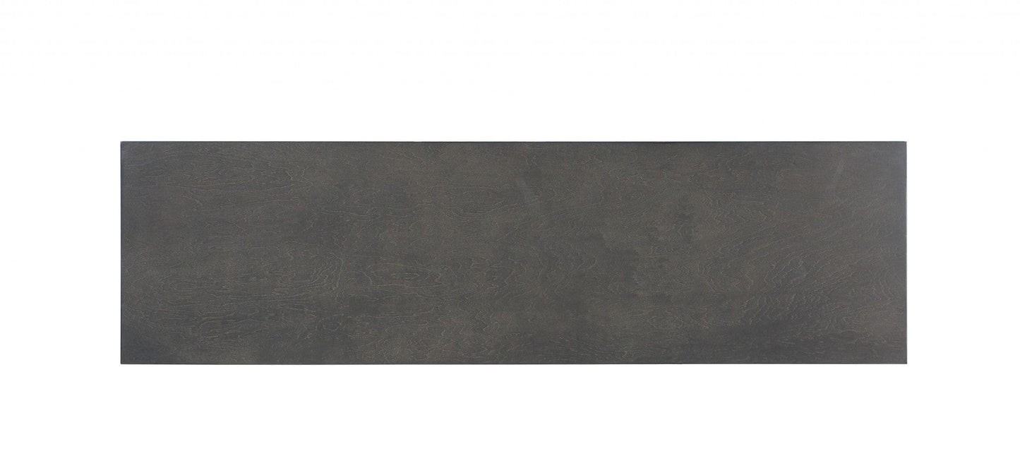 18" X 60" X 34" Platinum Wood Dresser