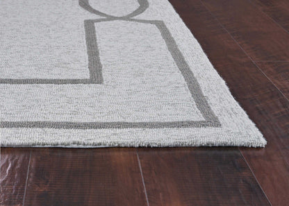 6' X 9'  Uv Treated Polypropylene Oatmeal Area Rug