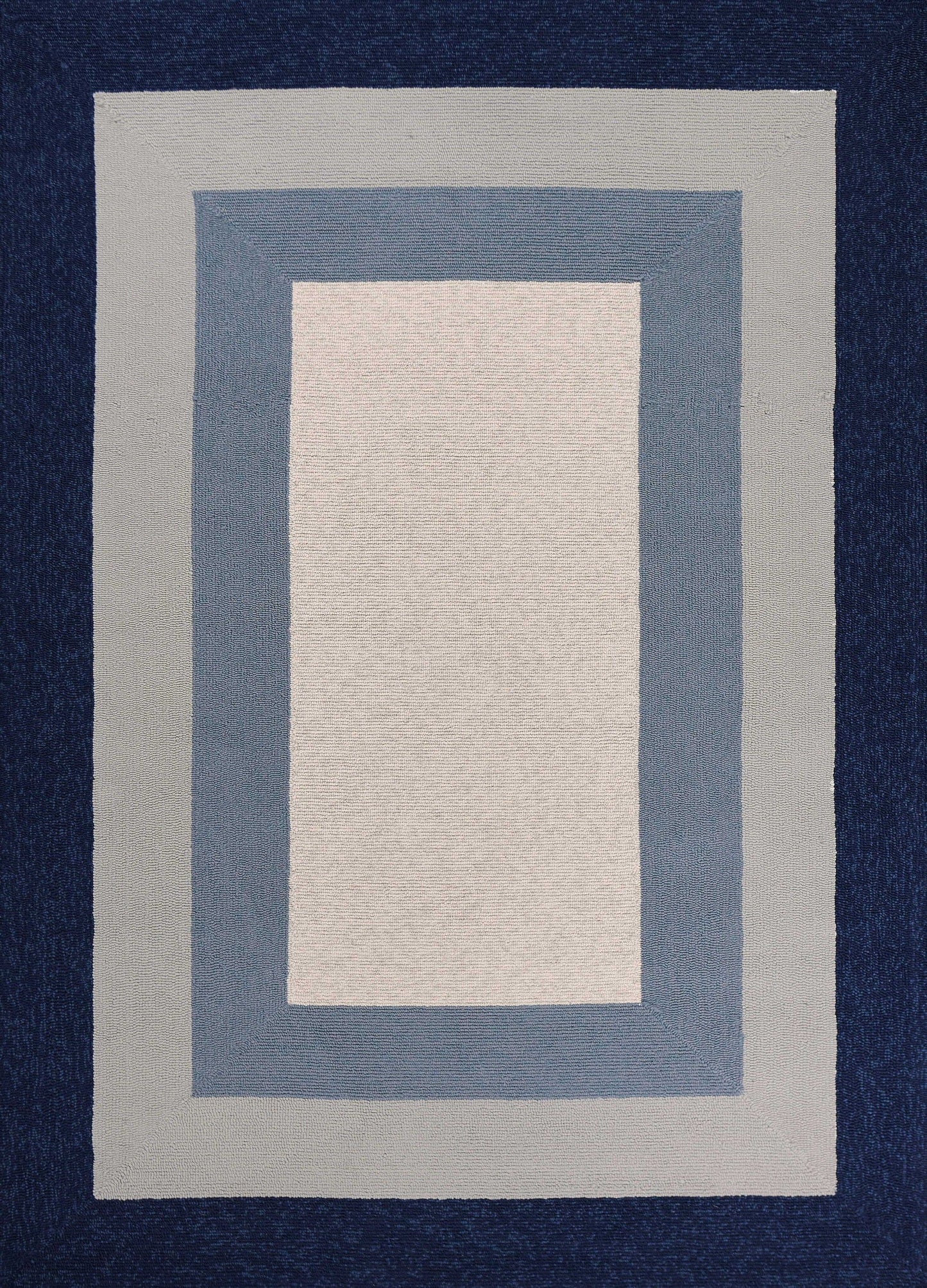 6' X 9'  Uv Treated Polypropylene Slate Or  Navy Area Rug