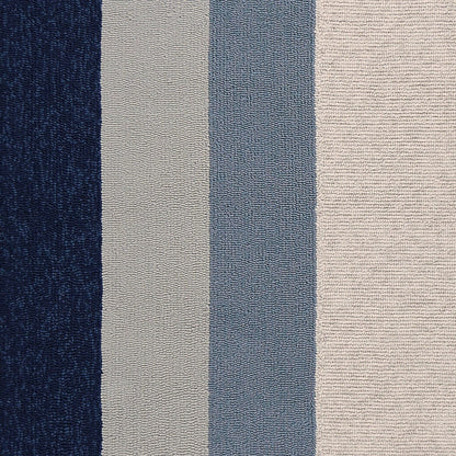 6' X 9'  Uv Treated Polypropylene Slate Or  Navy Area Rug