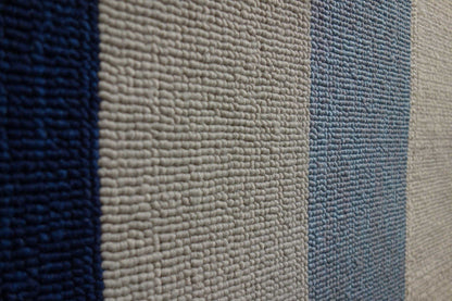 6' X 9'  Uv Treated Polypropylene Slate Or  Navy Area Rug