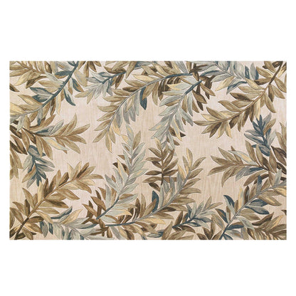 7' X 9'  Wool Ivory  Area Rug