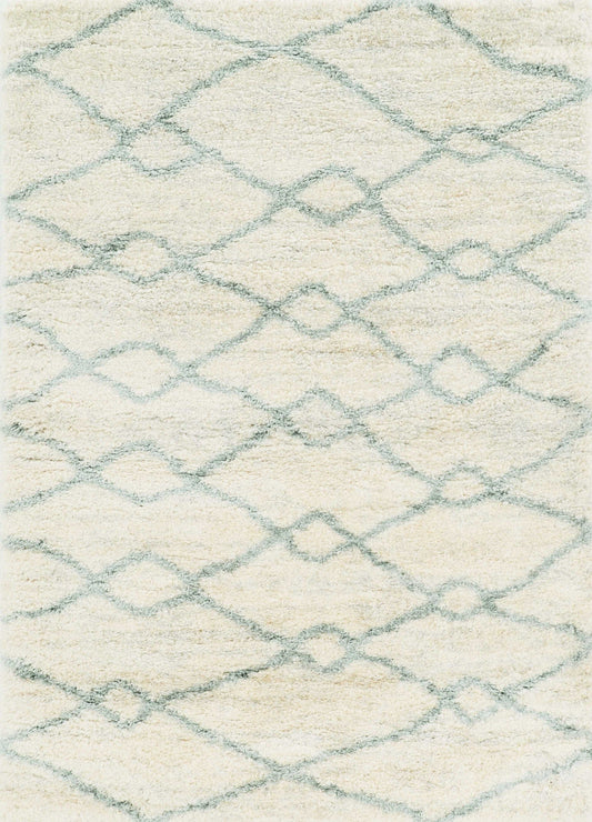 7' X 9'  Polypropylene Ivory Or Grey Area Rug