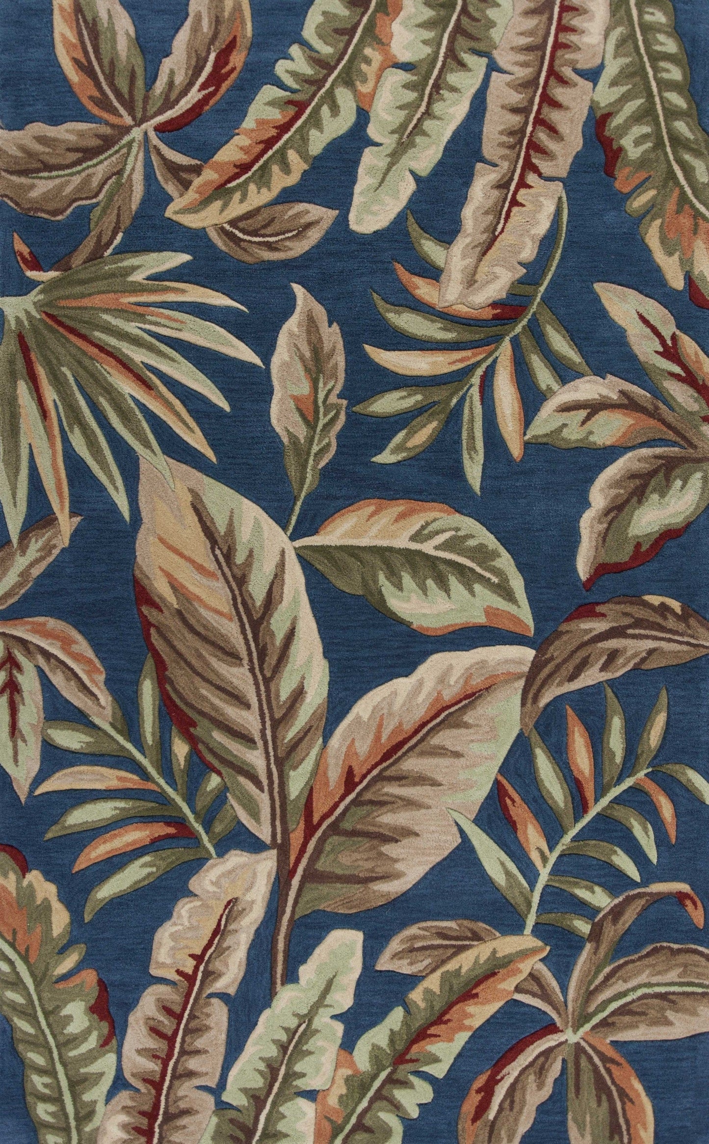 8' X 10' 6 Polyester Ink Blue Area Rug