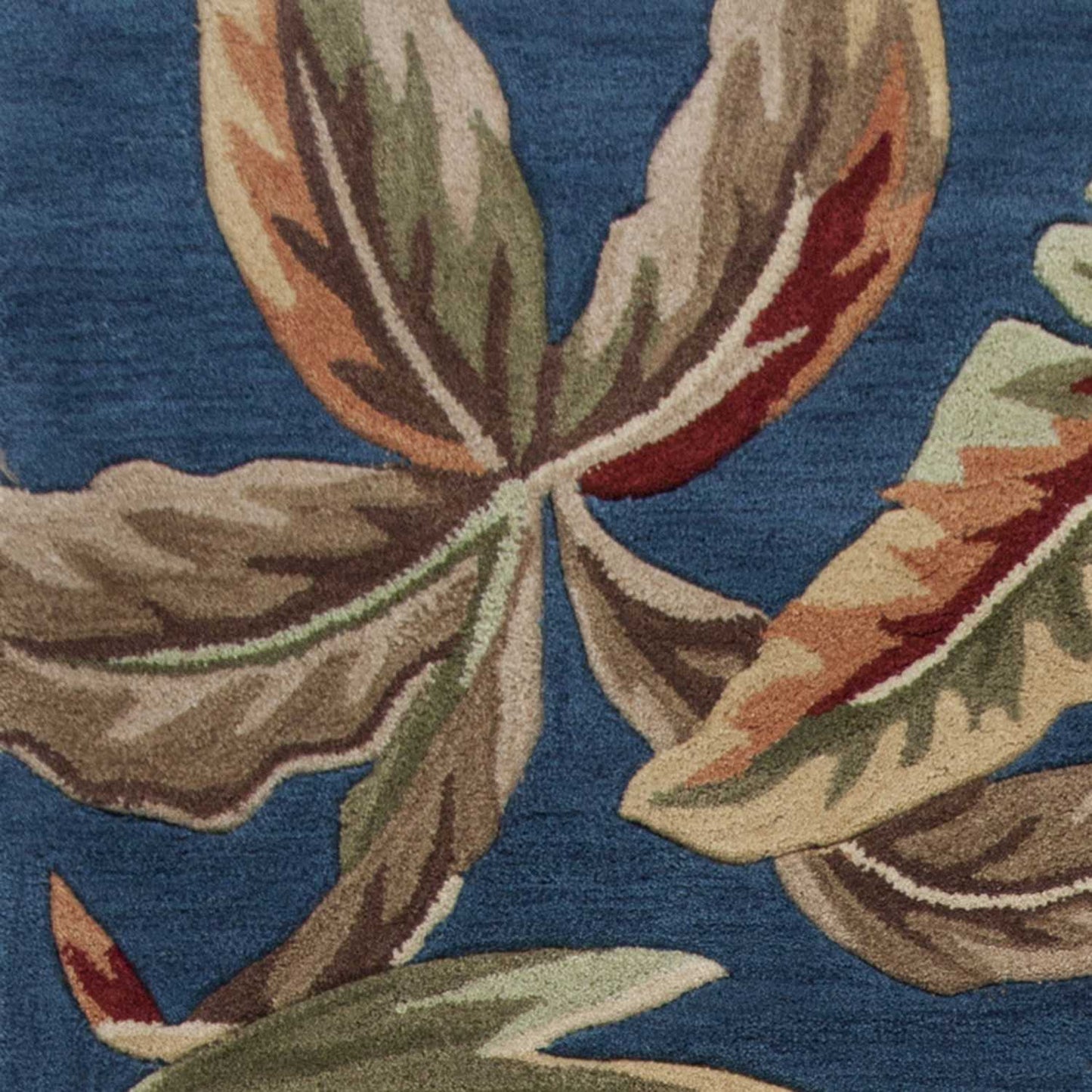 8' X 10' 6 Polyester Ink Blue Area Rug