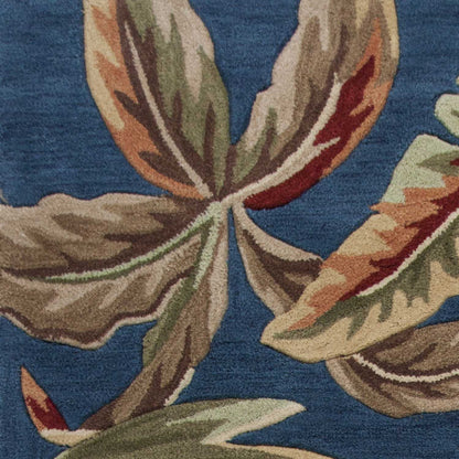 8' X 10' 6 Polyester Ink Blue Area Rug