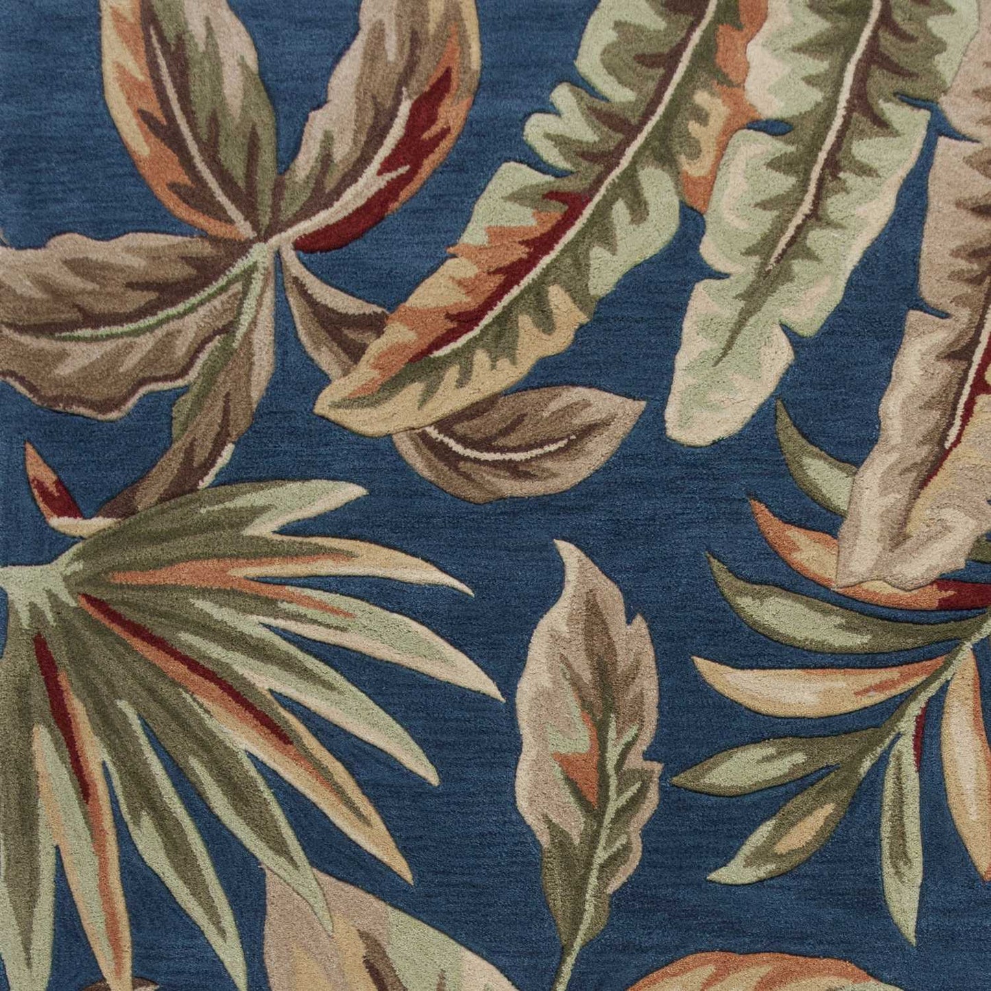 8' X 10' 6 Polyester Ink Blue Area Rug