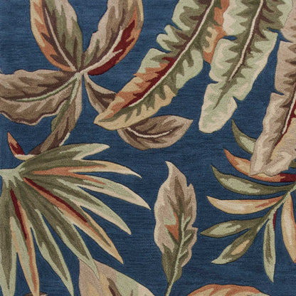 8' X 10' 6 Polyester Ink Blue Area Rug