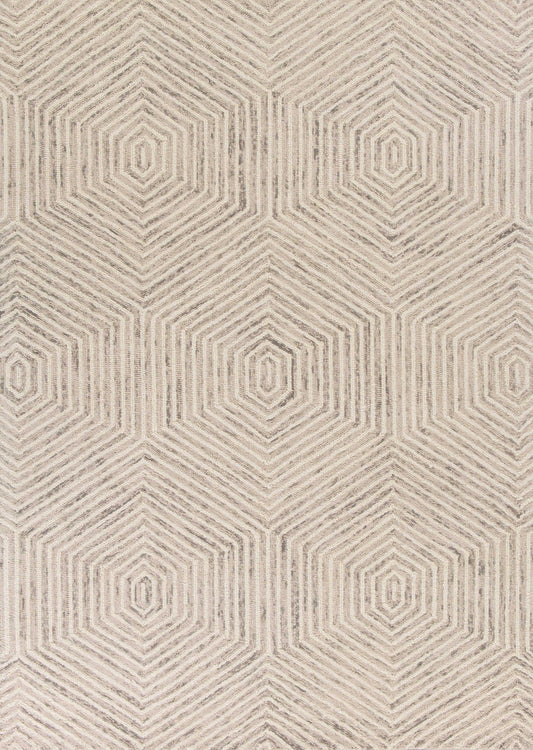 8' X 10'  Wool Ivory  Area Rug