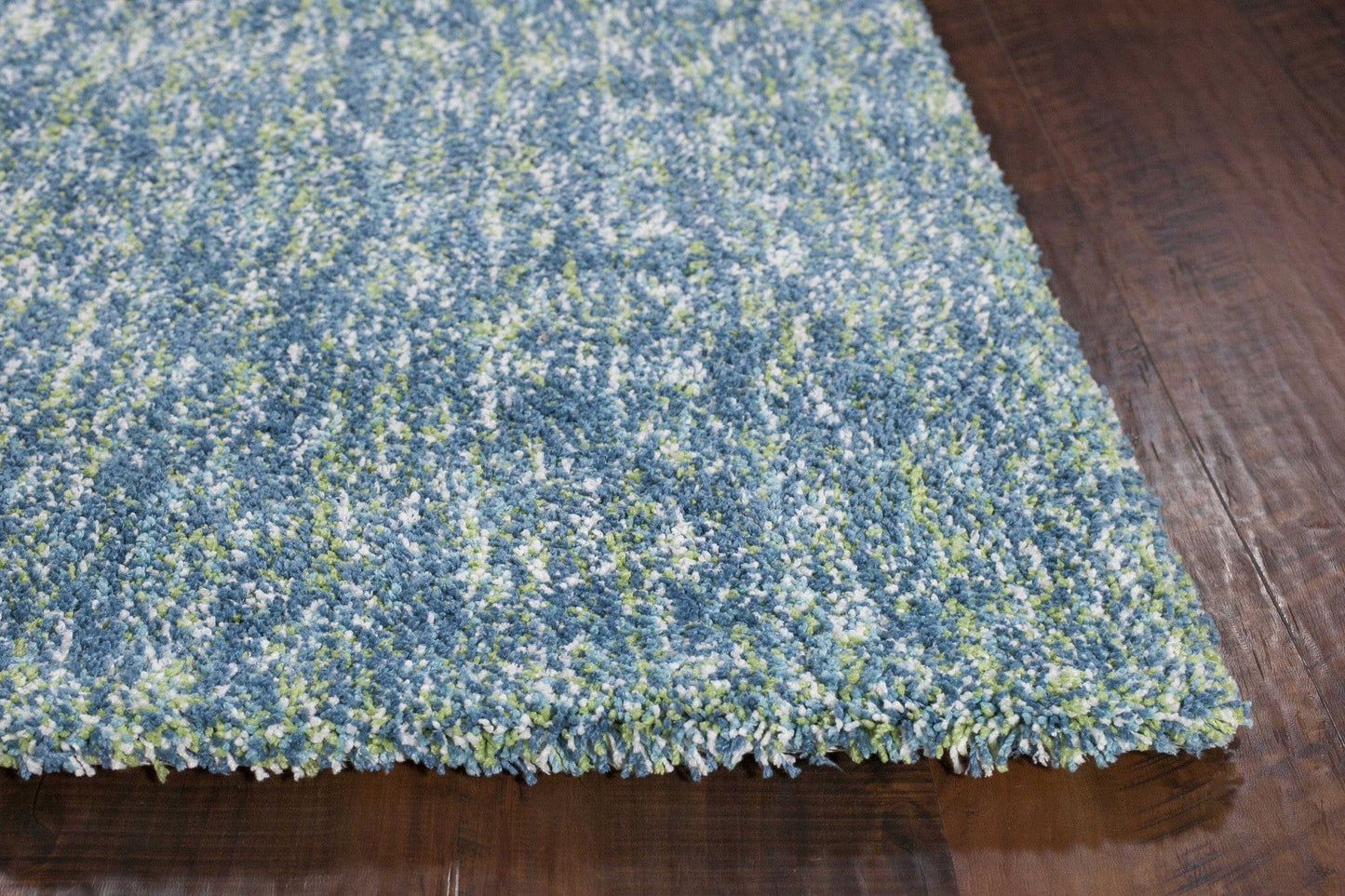 8' Round  Polyester Seafoam Heather Area Rug