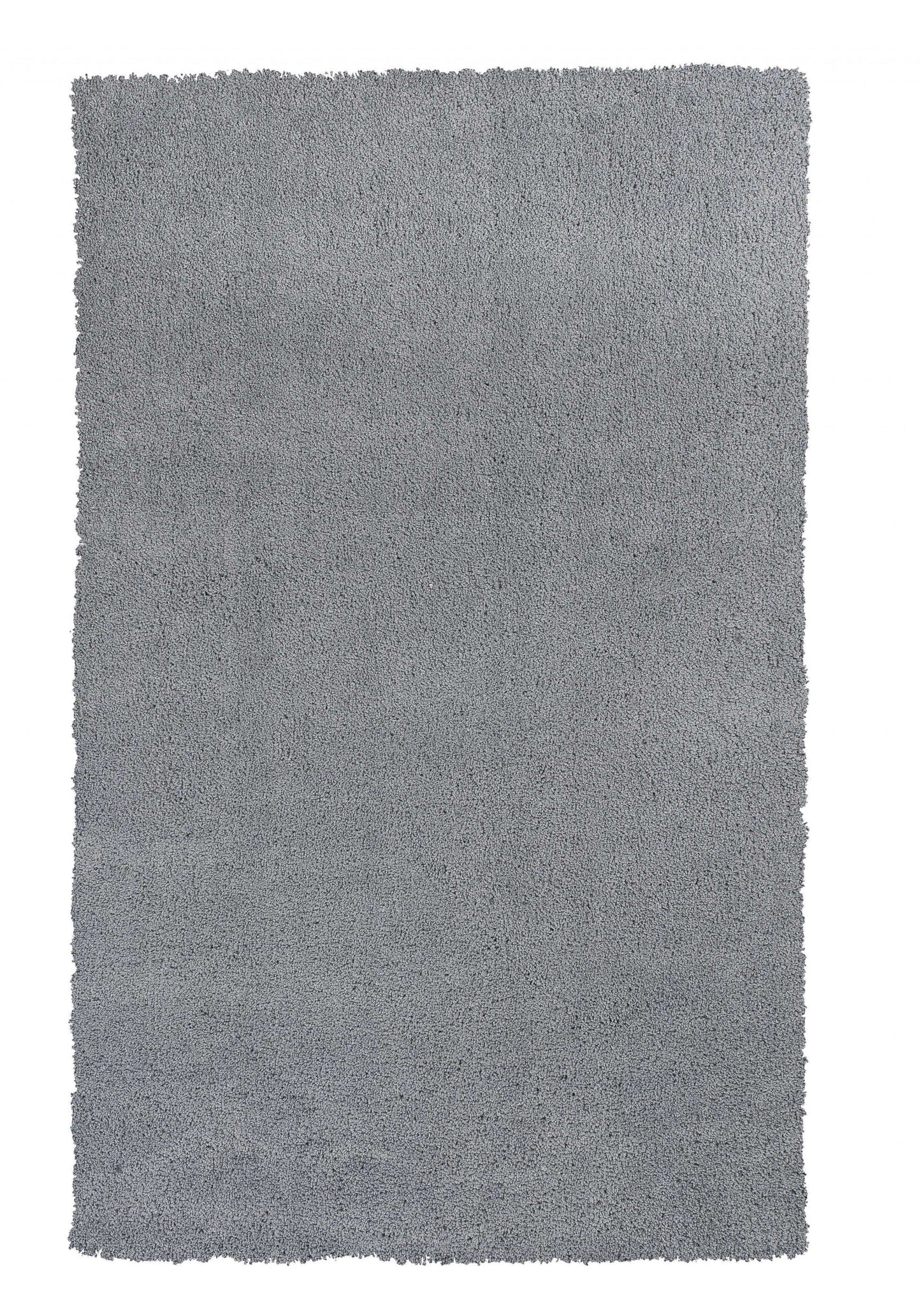 8' Round  Polyester Grey Area Rug