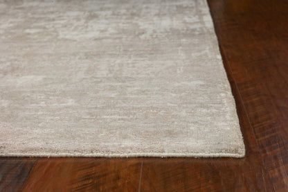 3' X 5' Beige Abstract Viscose Indoor Area Rug