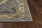 7' X 10'  Polypropylene Slate Blue Area Rug