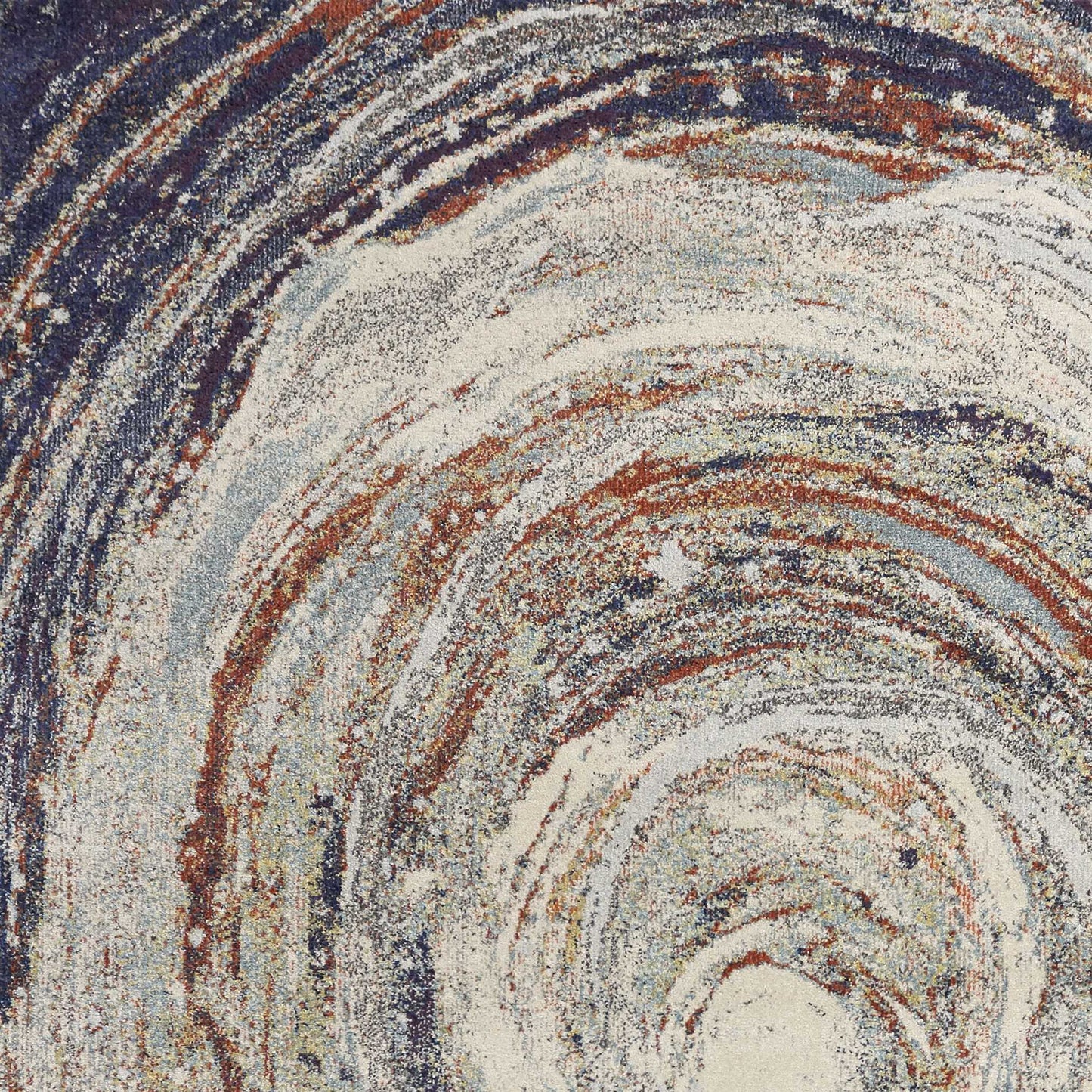 8' X 11' Sage Vintage Circular Patterns Indoor Area Rug