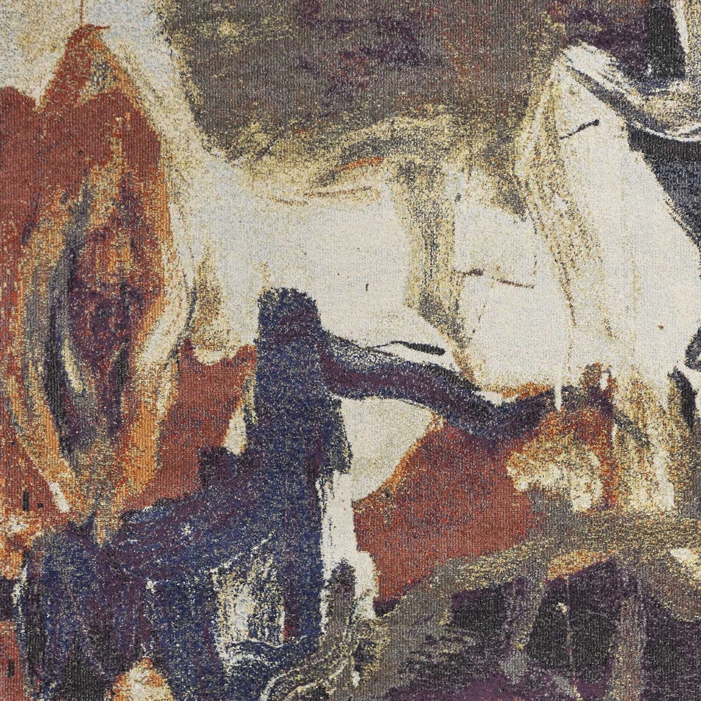 5' X 7'  Ft Polypropylene Multi Area Rug