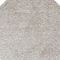 8' Round  Polyester Ivory  Heather Area Rug
