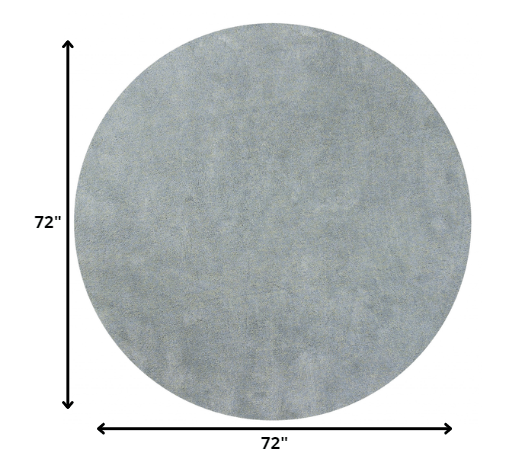 8'X10' Blue Heather Indoor Shag Rug