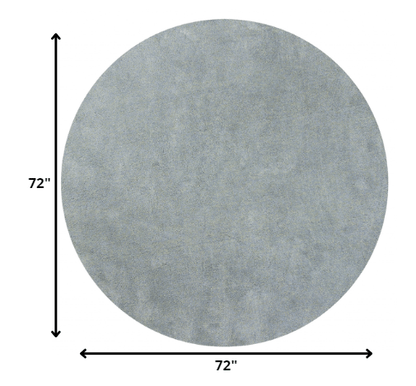 8'X10' Blue Heather Indoor Shag Rug