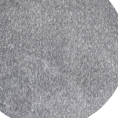 8' Grey Heather Round Indoor Shag Rug