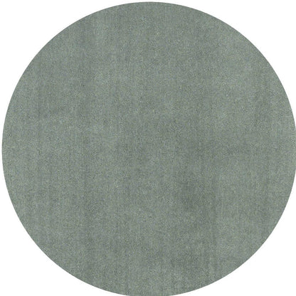 8' Round  Polyester Slate Area Rug