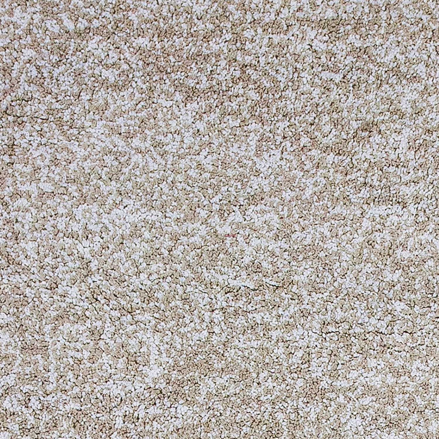 8' Round  Polyester Ivory  Heather Area Rug