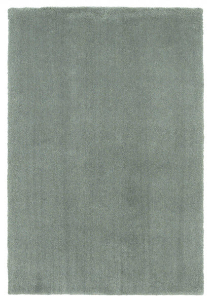 8' Round  Polyester Slate Area Rug