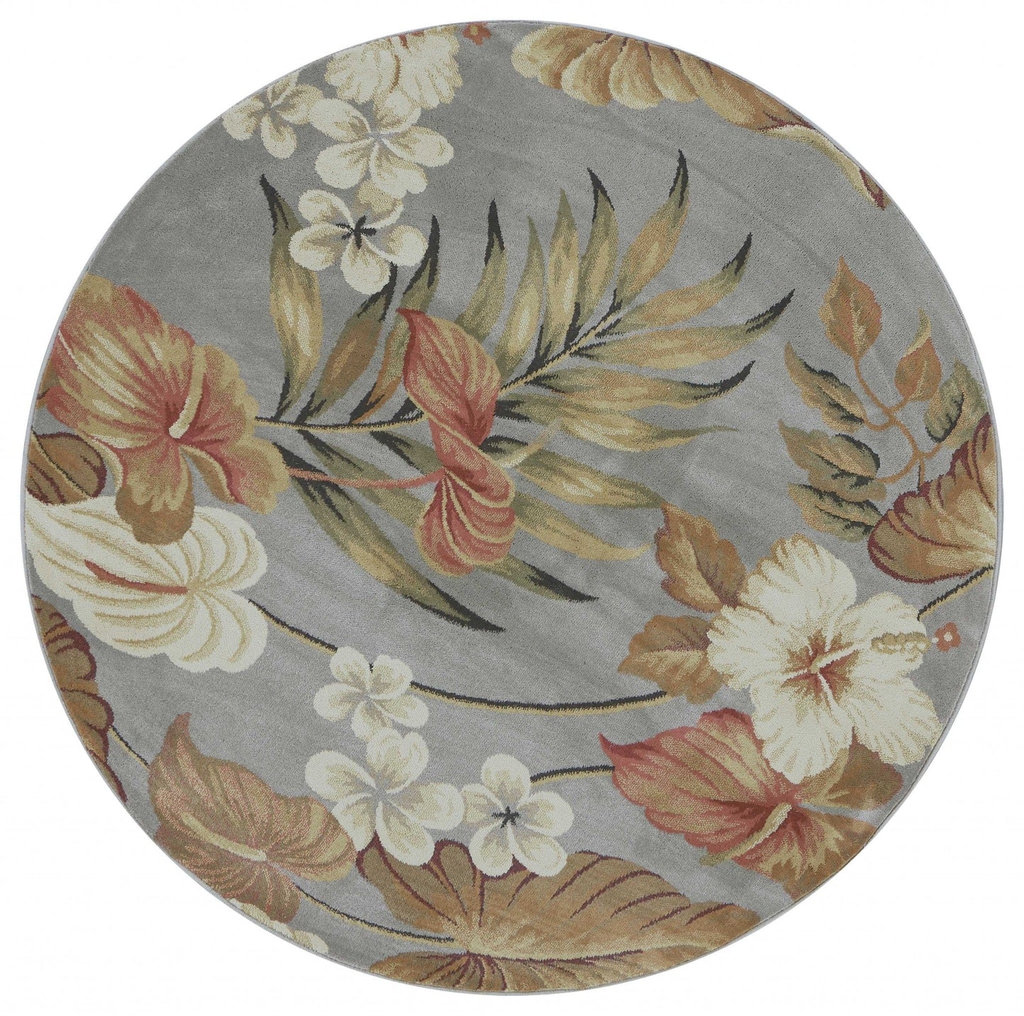 2' X 7' Slate Blue Polypropylene Runner Rug