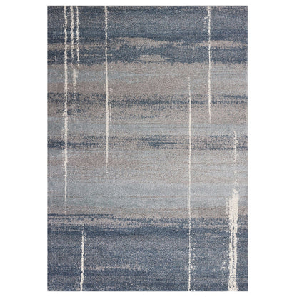 7 X 10  Polypropylene Blue Area Rug